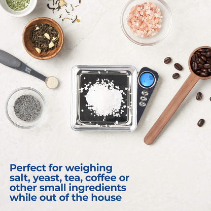 Blade Series Digital Pocket Gram Scale 1000g x 0.1g | Precision Mini Scale 0.1g Accuracy, Pocket Scale for Kitchen, Gold, Gems & Coin Scale, Smart Digital & Compact Scale