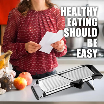 Mandoline Slicer for Kitchen, Adjustable Vegetable Slicer