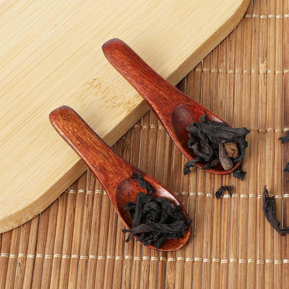 4 Pcs Tiny Wooden Spoons, 2.36in Mini Spoons for Spices Jars, Tiny Salt Spoon, Handmade Mini Wooden Spoon Set for Sauces, Honey, Jam, Sugar, Ice Cream Mustard Cooking