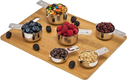 Stainless Steel Measuring Cups Set (6 Piece Set)