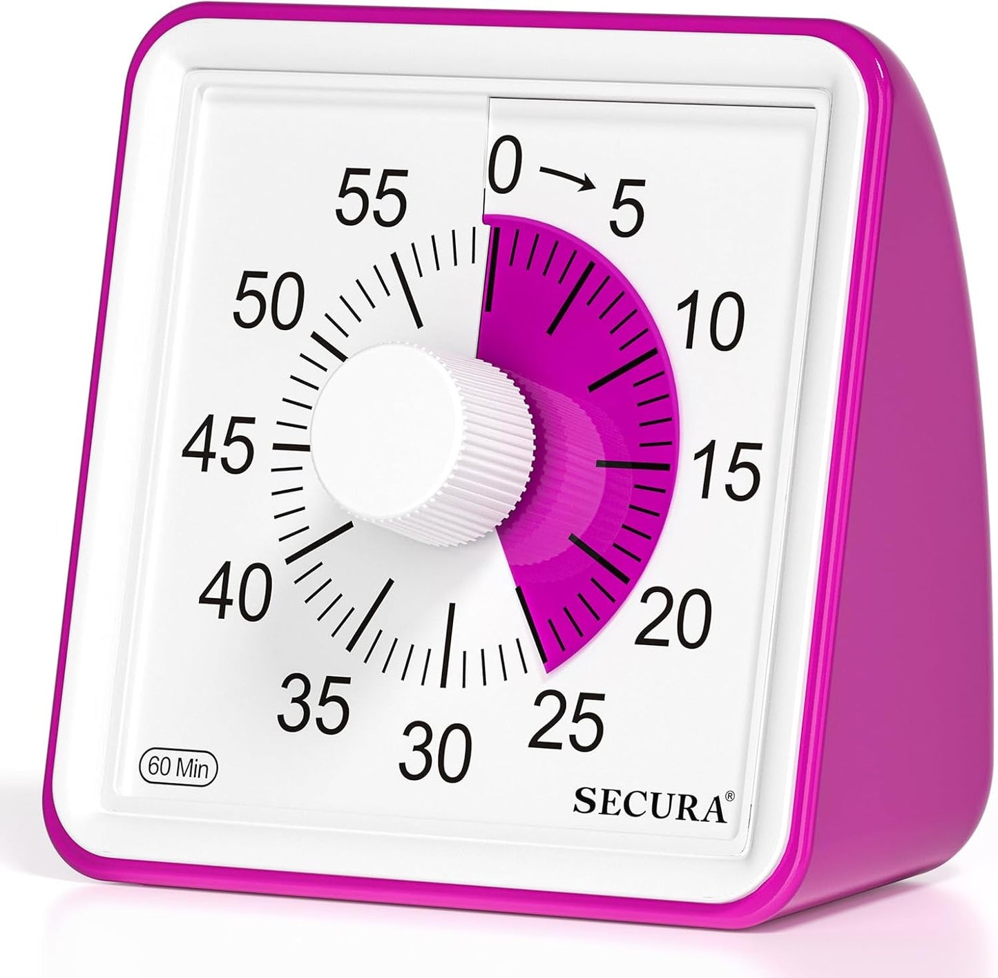 60-Minute Visual Timer, Classroom Timer, Countdown Timer for Kids and Adults, Time Management Tool for Teaching (Blue & Blue)