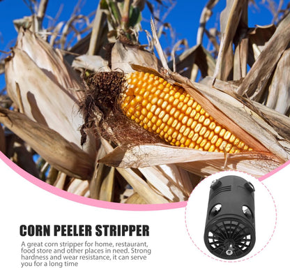 Automatic Corn Peeler Stripper Portable Small Household Corn Sheller Thresher Tool for Fast Kernel Removal and Cob Separation in Kitchen Use