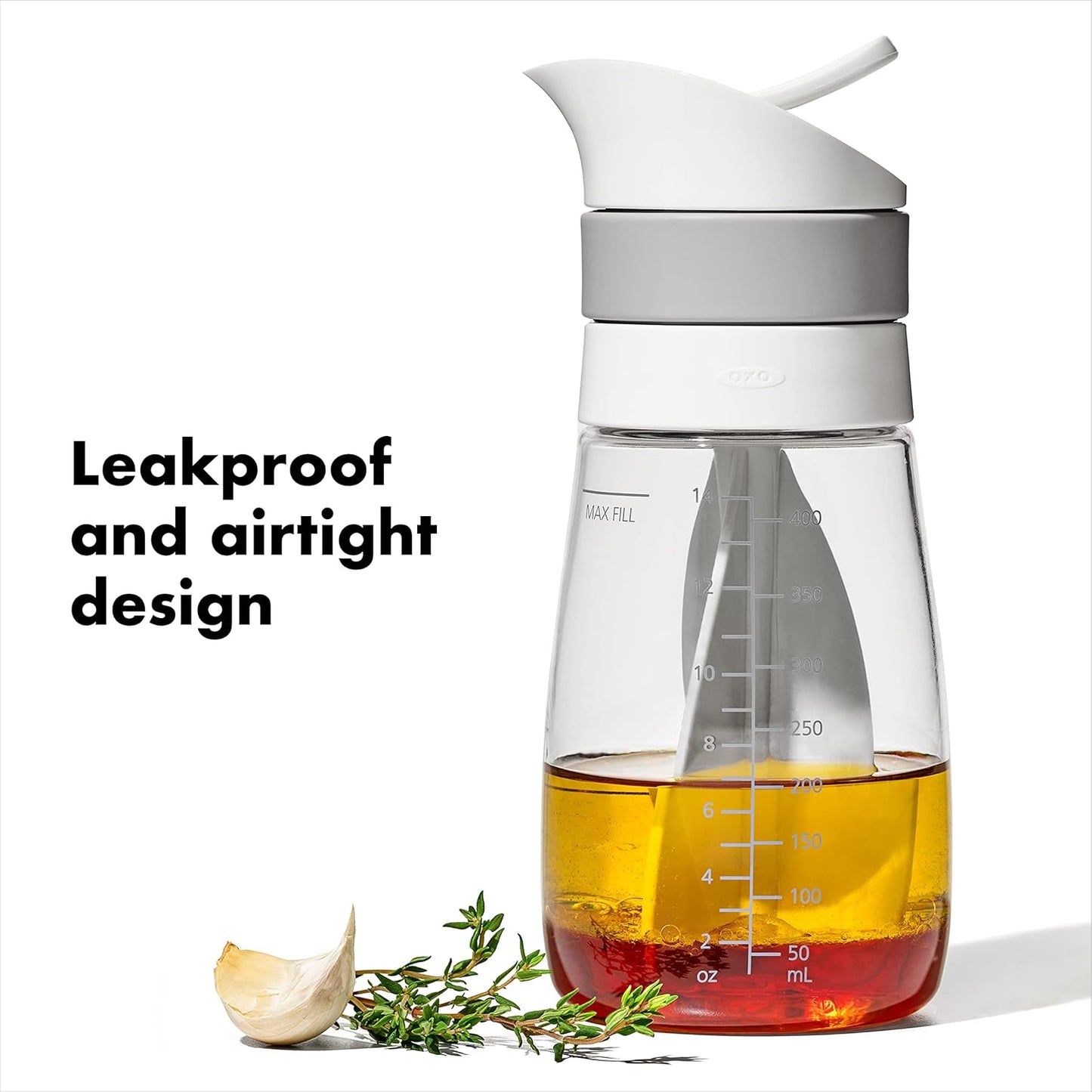 Good Grips Twist & Pour Salad Dressing Mixer, Gray