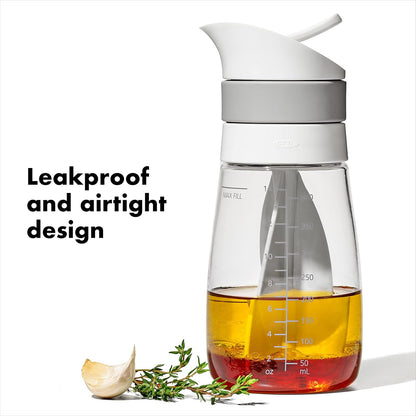 Good Grips Twist & Pour Salad Dressing Mixer, Gray