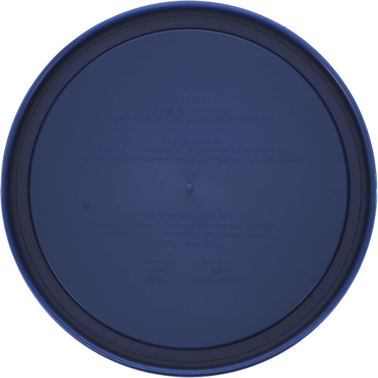 7402-PC (6/7-Cup) Blue Food Storage Lid (8-Pack) - Made in USA | BPA-Free Plastic | Non-Porous Surface | Refrigerator Compatible | Top-Rack Dishwasher Safe | Leak-Resistant Closure