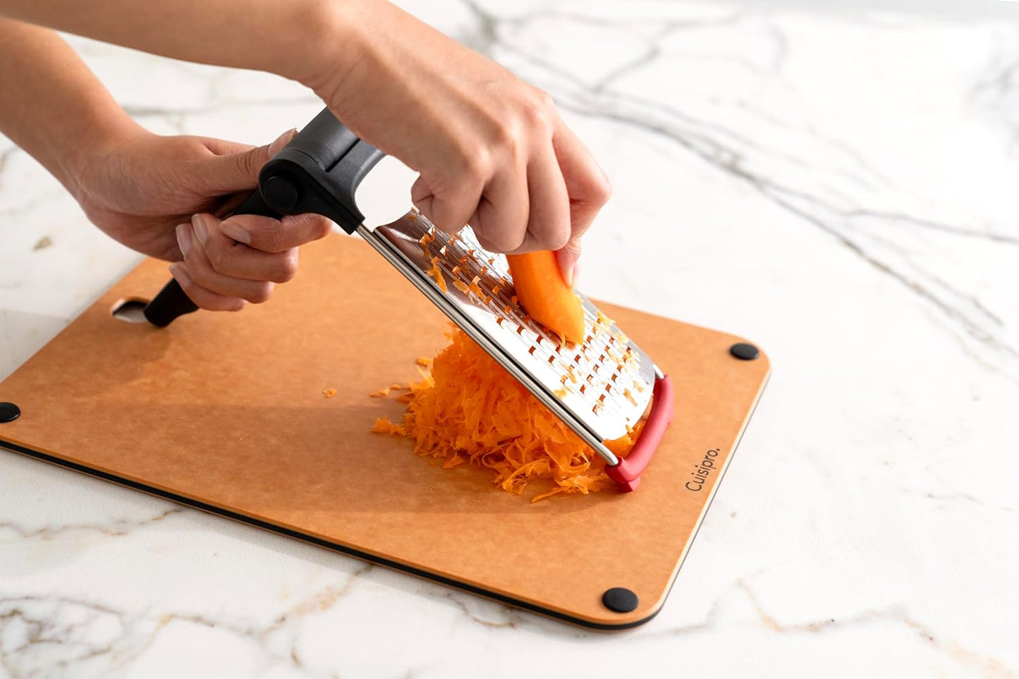 Surface Glide Technology Stainless Steel Folding Handle Grater, Coarse