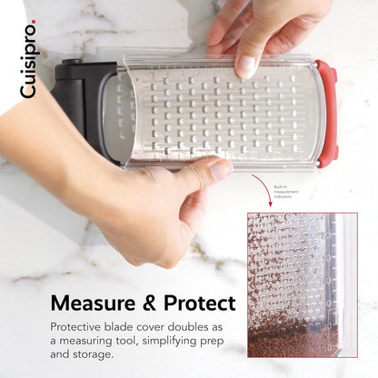 Surface Glide Technology Stainless Steel Folding Handle Grater, Coarse
