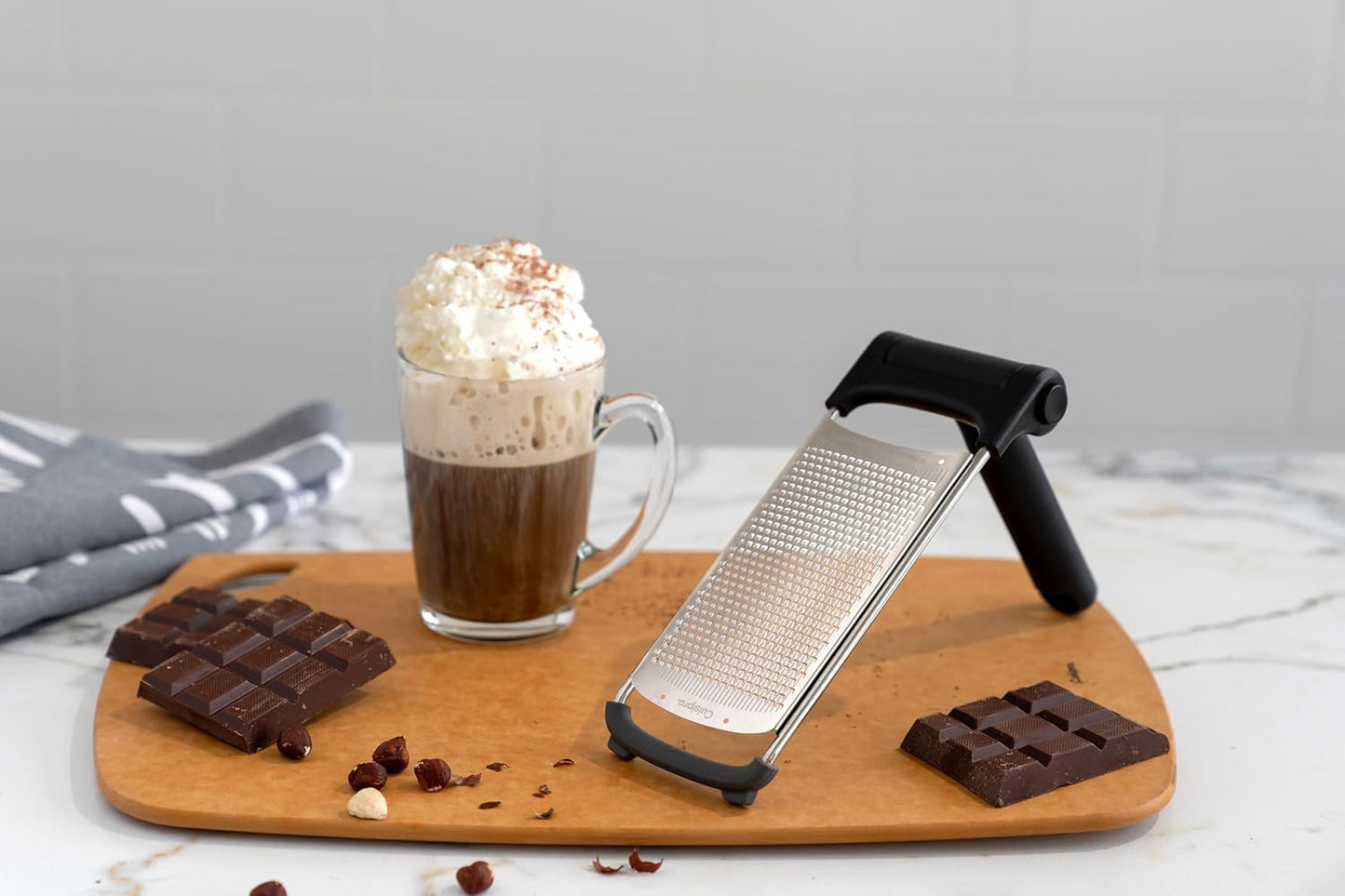 Surface Glide Technology Stainless Steel Folding Handle Grater, Coarse