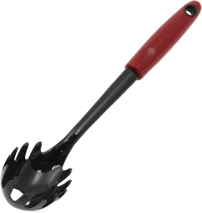 Select Nylon Cooking and Serving Spaghetti or Pasta Fork, 12.5 Inch, Red