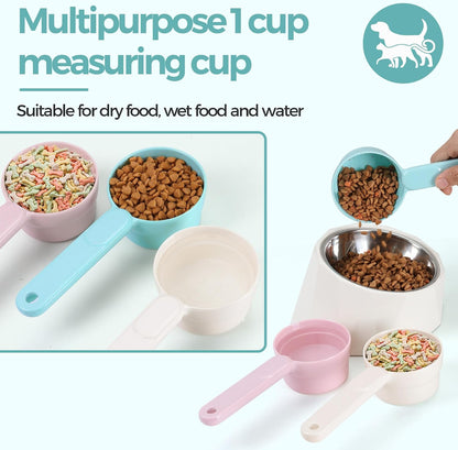 ComSaf Dog Food Scoop 1/2 Cup, Pet Food Measuring Cup for Dogs and Cats