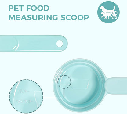 ComSaf Dog Food Scoop 1/2 Cup, Pet Food Measuring Cup for Dogs and Cats