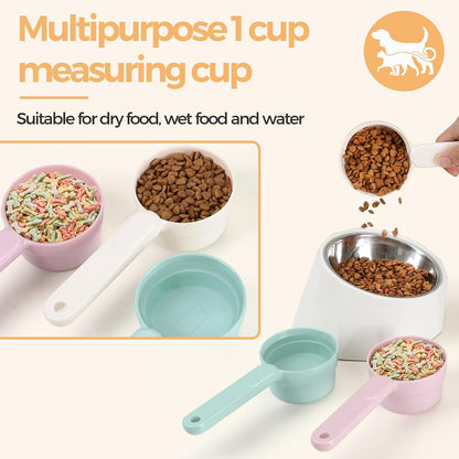ComSaf Dog Food Scoop 1/2 Cup, Pet Food Measuring Cup for Dogs and Cats