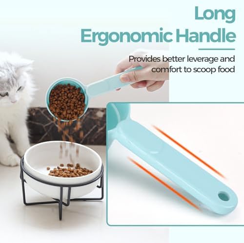 ComSaf Dog Food Scoop 1/2 Cup, Pet Food Measuring Cup for Dogs and Cats