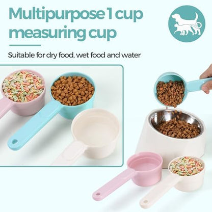 ComSaf Dog Food Scoop 1/2 Cup, Pet Food Measuring Cup for Dogs and Cats