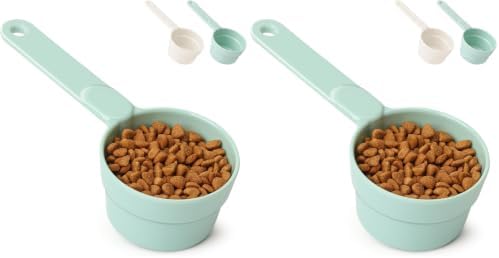 ComSaf Dog Food Scoop 1/2 Cup, Pet Food Measuring Cup for Dogs and Cats
