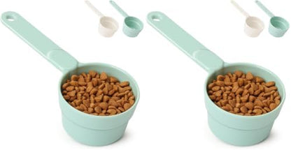 ComSaf Dog Food Scoop 1/2 Cup, Pet Food Measuring Cup for Dogs and Cats