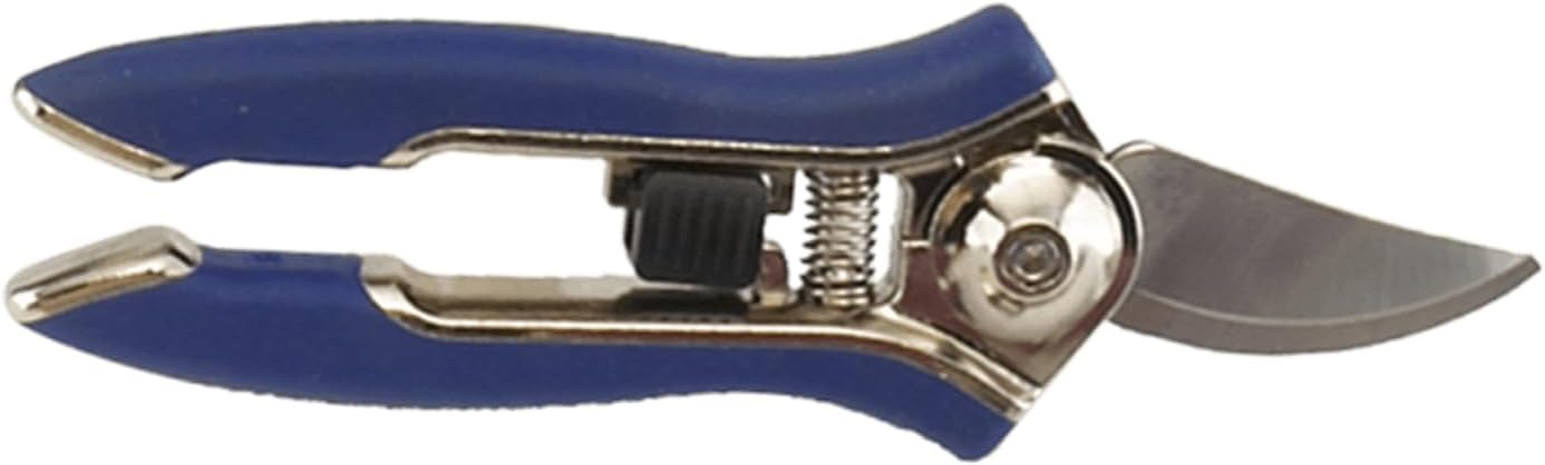 ColorPoint Stainless Steel Compact Garden Pruning Shears, Hand Pruner, Garden Clippers, with Heavy Duty Blade and Easy grip Handle, Yellow