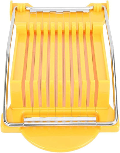 Luncheon Meat Slicer, Veggie Sheet Slicer Quality Stainless Steel 10 Wires Butter Slicer Cutter for 11 Thinner Slices for Soft Fruit Strawberry Luncheon Meat Ham Boiled Egg Cheese Home Use