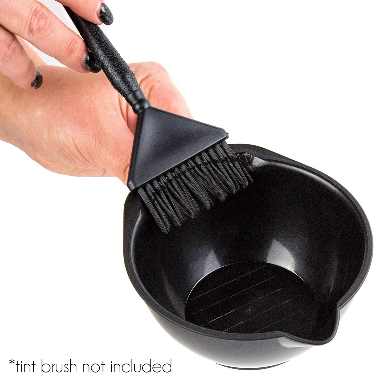 Hair Dye Bowl and Whisk Set - 3 Salon Tint Mixing Bowls - 3 Color Whisks