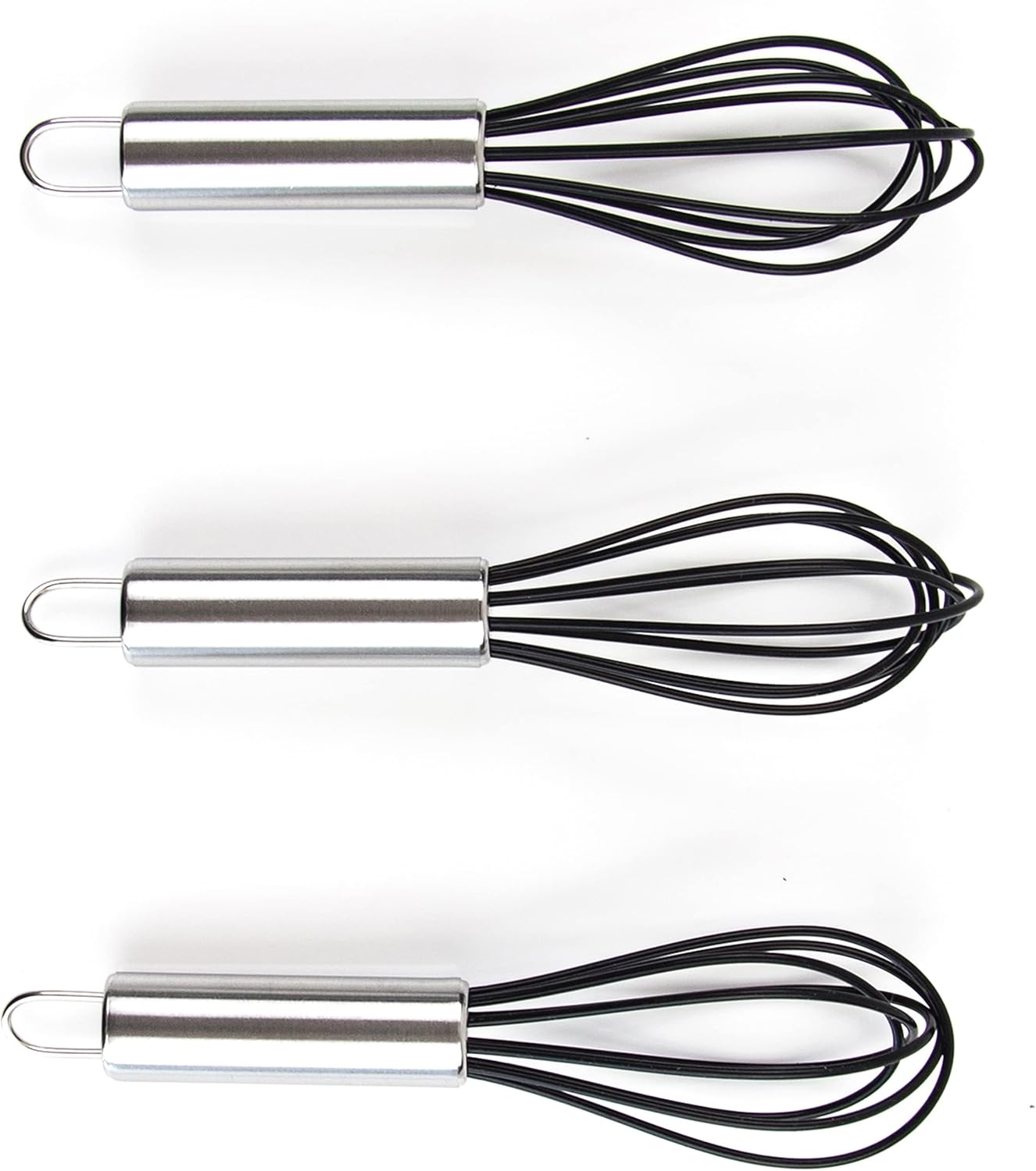 Hair Dye Bowl and Whisk Set - 3 Salon Tint Mixing Bowls - 3 Color Whisks