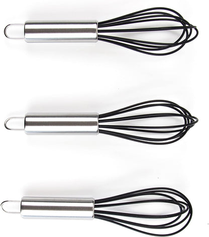 Hair Dye Bowl and Whisk Set - 3 Salon Tint Mixing Bowls - 3 Color Whisks