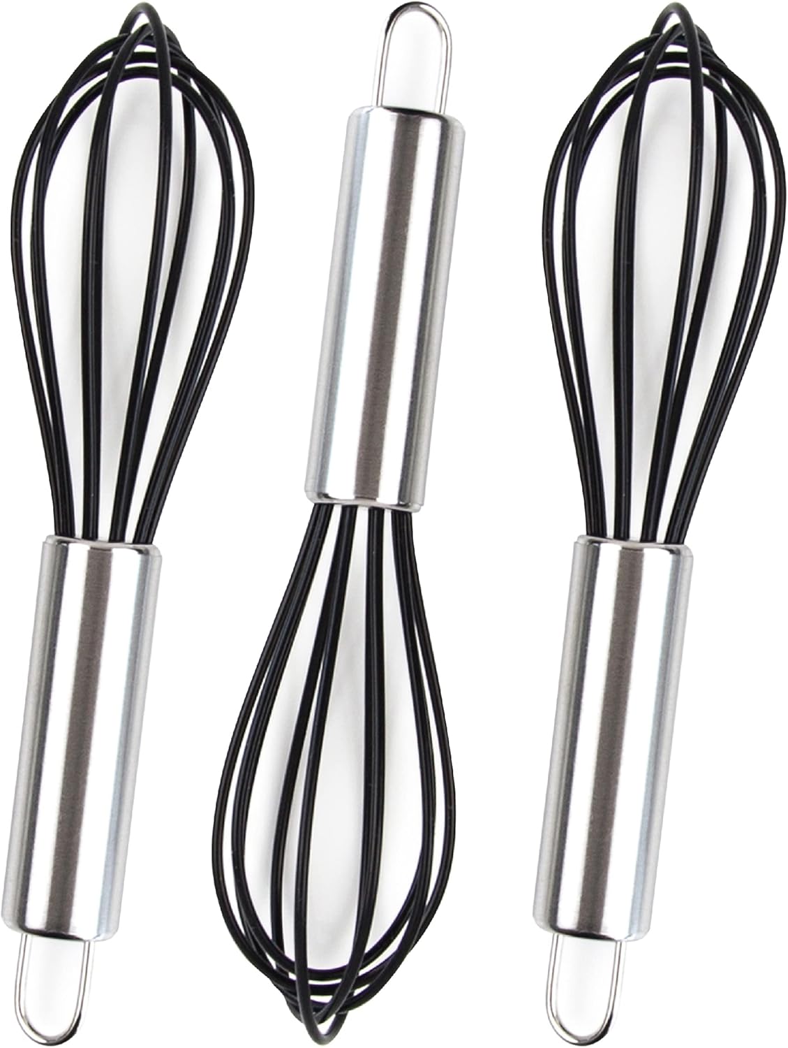 Hair Dye Bowl and Whisk Set - 3 Salon Tint Mixing Bowls - 3 Color Whisks
