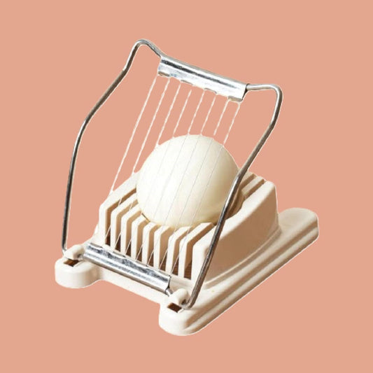 Japanese Egg Slicer Stainless Steel Wire Cutter – Hard-Boiled Egg, Tomato, and Fruit Slicer, Compact BPA-Free Kitchen Tool, Made in Japan Food Prep Utensil
