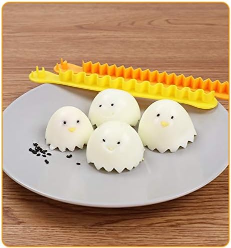 2 Pieces Egg Slicer,Egg Cutter,Egg Cutter for Hard Boiled Eggs,Cute Shape for Children's Bento Lunch Dishwasher Safe and Easy to Clean 2 Slicing Styles