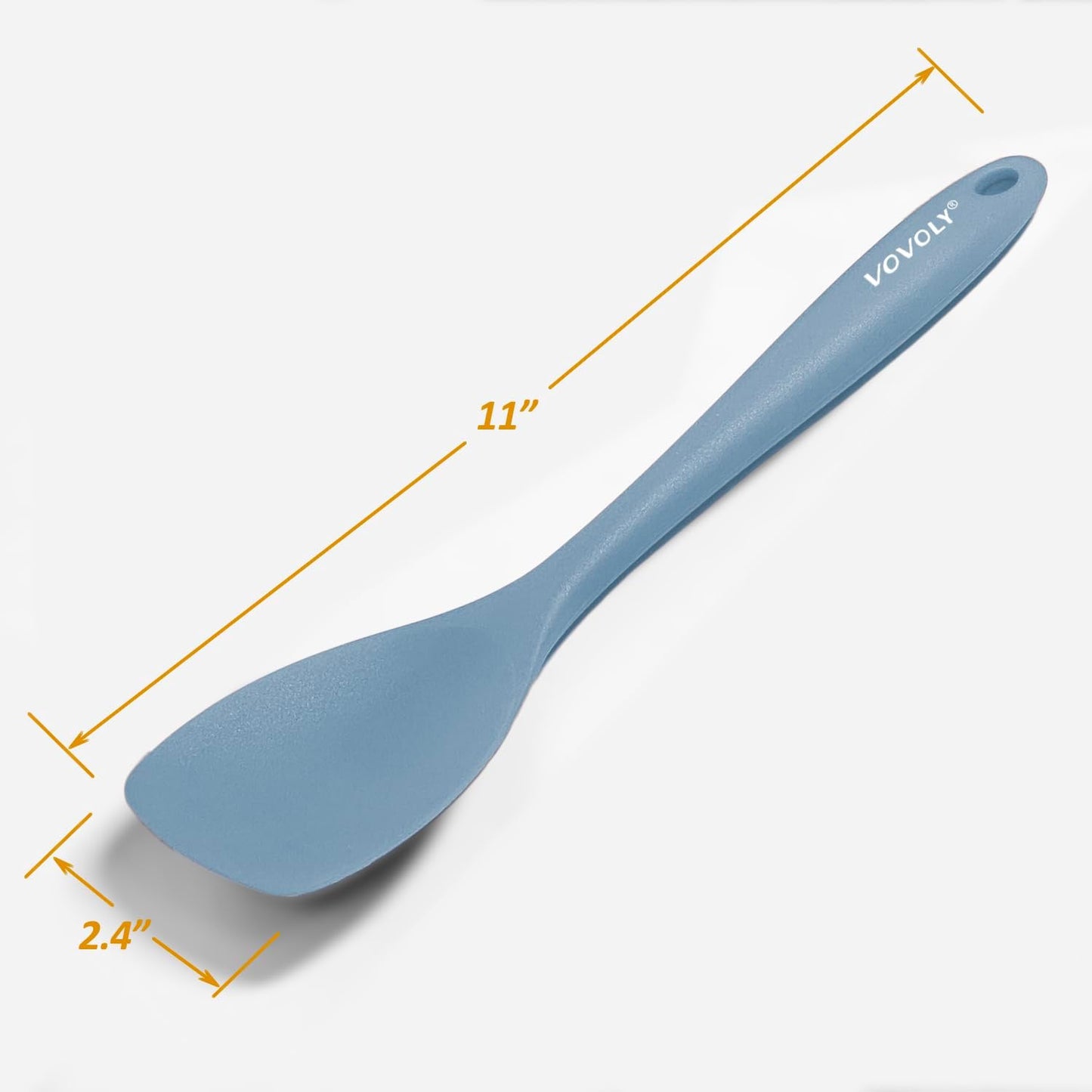 Upgrade Silicone Spatula Spoon Set, Heat Resistant Rubber Spoonula, Seamless Non-Stick Flexible Scrapers for Baking Mixing Tool,3 Pack
