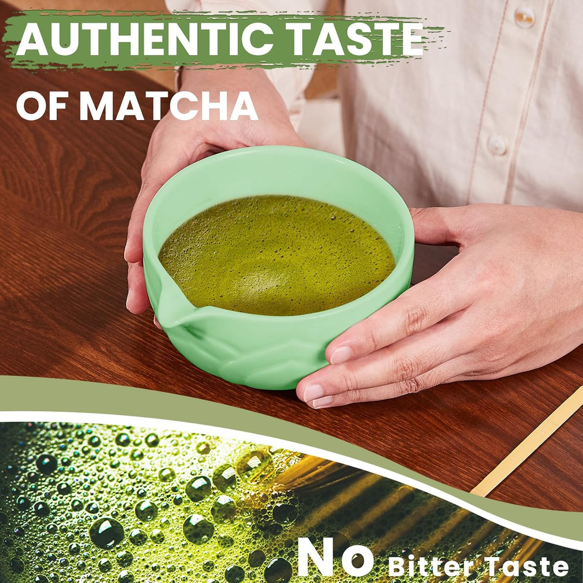 Matcha Whisk Set, Lotus Gradient Red Ceramic Matcha Set Includes Matcha Bowl, Matcha Whisk (Chasen) and Holder, Sifter, Bamboo Scoop & Spoon - 6 Pcs Matcha Kit for Matcha Lovers