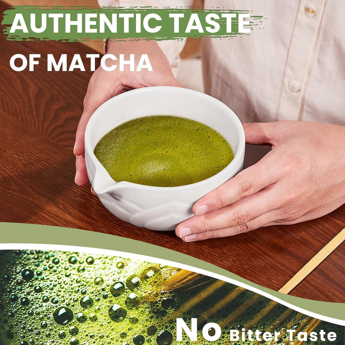 Matcha Whisk Set, Lotus Gradient Red Ceramic Matcha Set Includes Matcha Bowl, Matcha Whisk (Chasen) and Holder, Sifter, Bamboo Scoop & Spoon - 6 Pcs Matcha Kit for Matcha Lovers