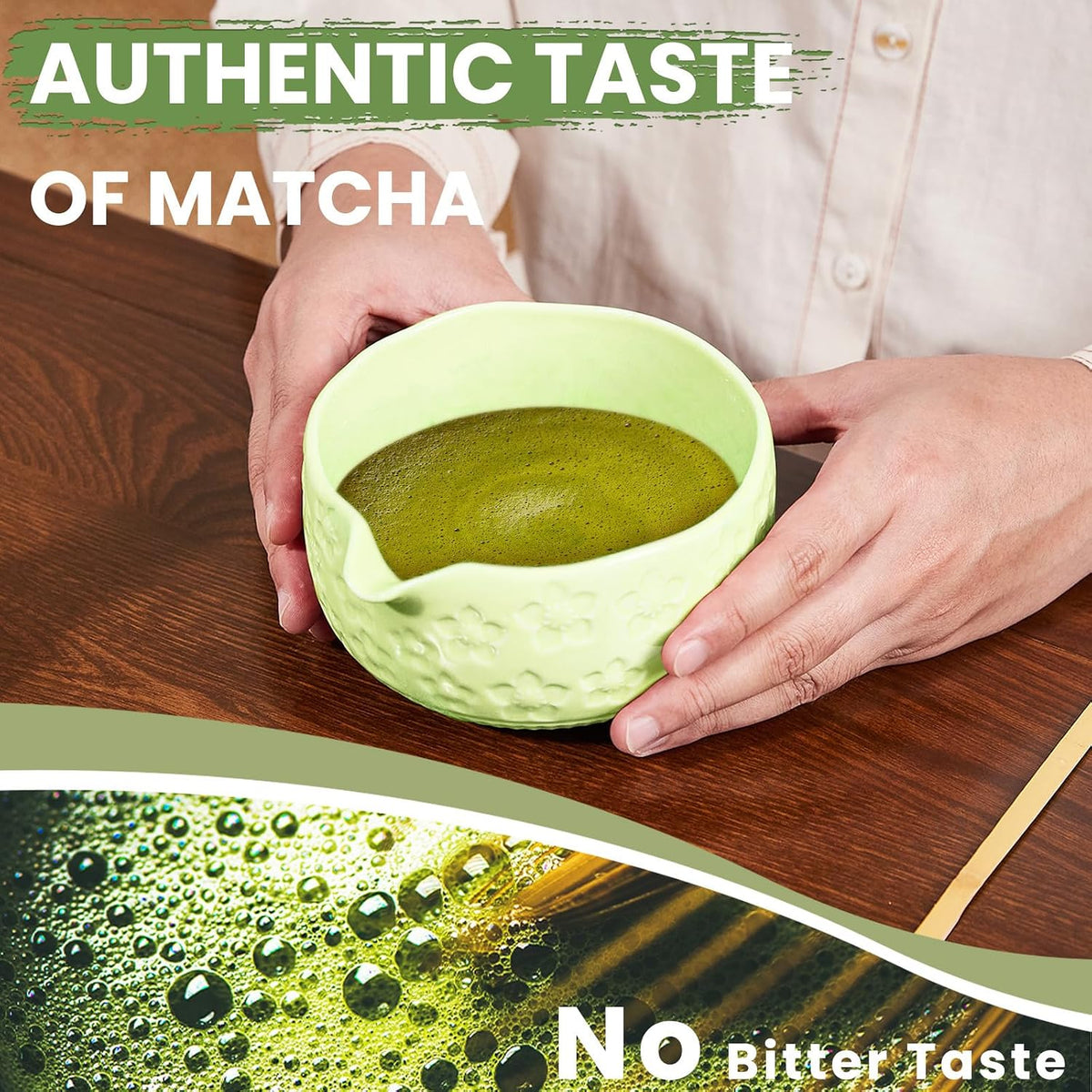 Matcha Whisk Set, Lotus Gradient Red Ceramic Matcha Set Includes Matcha Bowl, Matcha Whisk (Chasen) and Holder, Sifter, Bamboo Scoop & Spoon - 6 Pcs Matcha Kit for Matcha Lovers