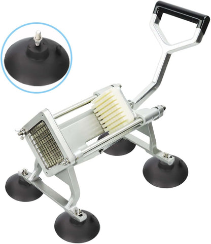 4 PCs French Fry Suction Cup Feet Commercial Suction Cup Feet with Screws for Industrial Commercial French Fry Cutter (Black)
