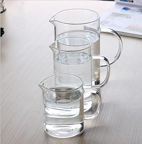 Borosilicate Glass Measuring Cup 350 mL with Spout and Handle Clear