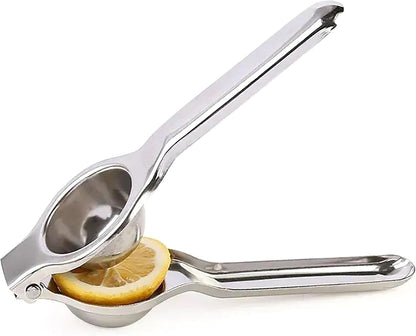 Lemon Squeezer Juicer, 9 Inch Stainless Steel Handheld Press Manual Squeezer for Kitchen Tomatoes, Apples and Carrots (9 inch)