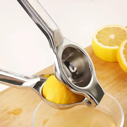 Lemon Squeezer Juicer, 9 Inch Stainless Steel Handheld Press Manual Squeezer for Kitchen Tomatoes, Apples and Carrots (9 inch)