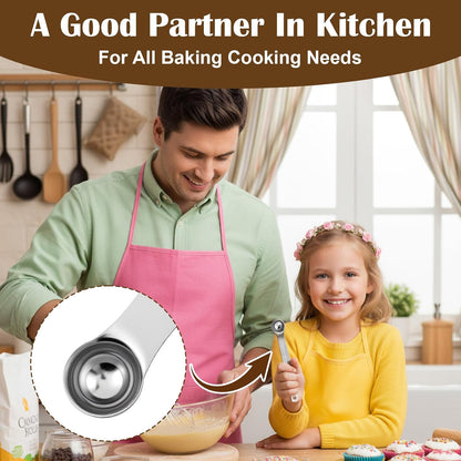 2pcs 1/4 Teaspoon Measuring Spoon 1/4 tsp 1.25 ml 1.25 cc Tablespoon Measuring Spoon Stainless Steel Mini Small Table Measure Spoons Short Handle Metal Teaspoon Scoop for Kitchen Cooking