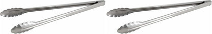 Coiled Spring Heavyweight Stainless Steel Utility Tong, 16-Inch