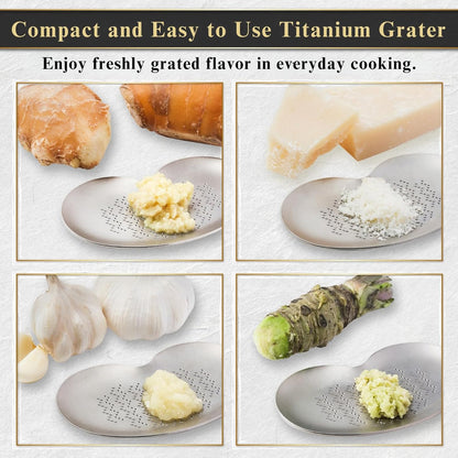 Japanese Grater Plate for Ginger & Wasabi, 3.4", Made in Japan
