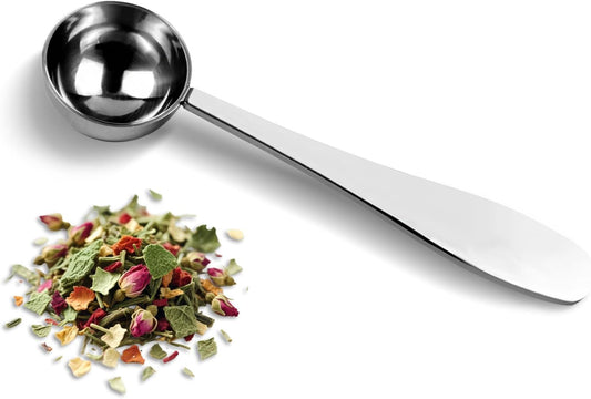 Perfect Measure Loose Leaf Tea Spoon – Premium 18/8 Stainless Steel Tea Scoop for All Tea Types – Connoisseur’s Choice