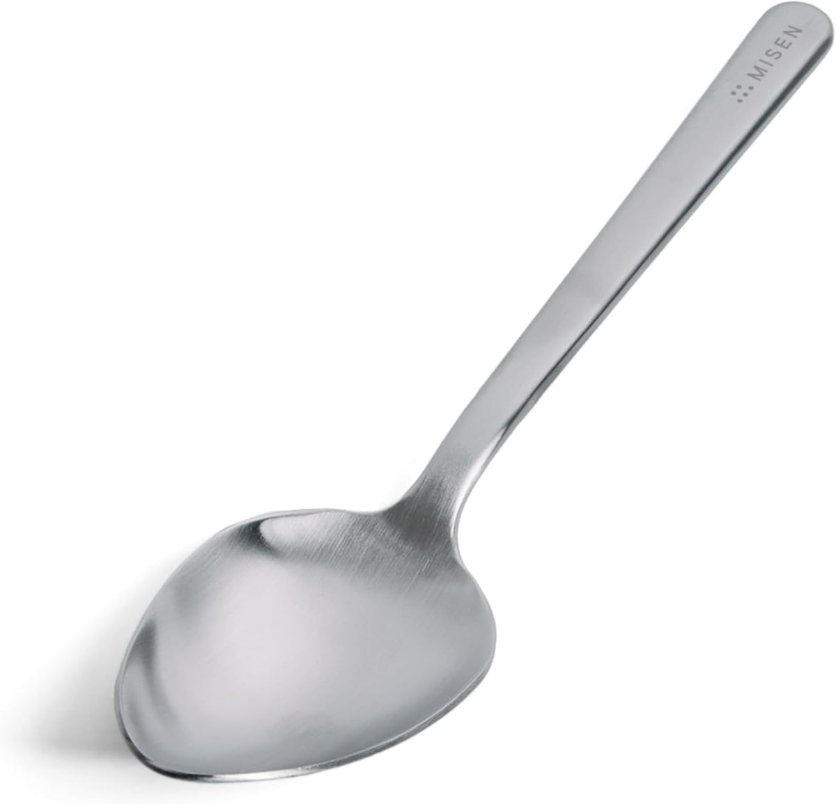 Measuring Chef Spoon – Stainless Steel Cooking Spoon with Engraved Tablespoon Teaspoon and Milliliter Markings for Precise Measuring Mixing Sauces Dressings Marinades and Cooking Prep