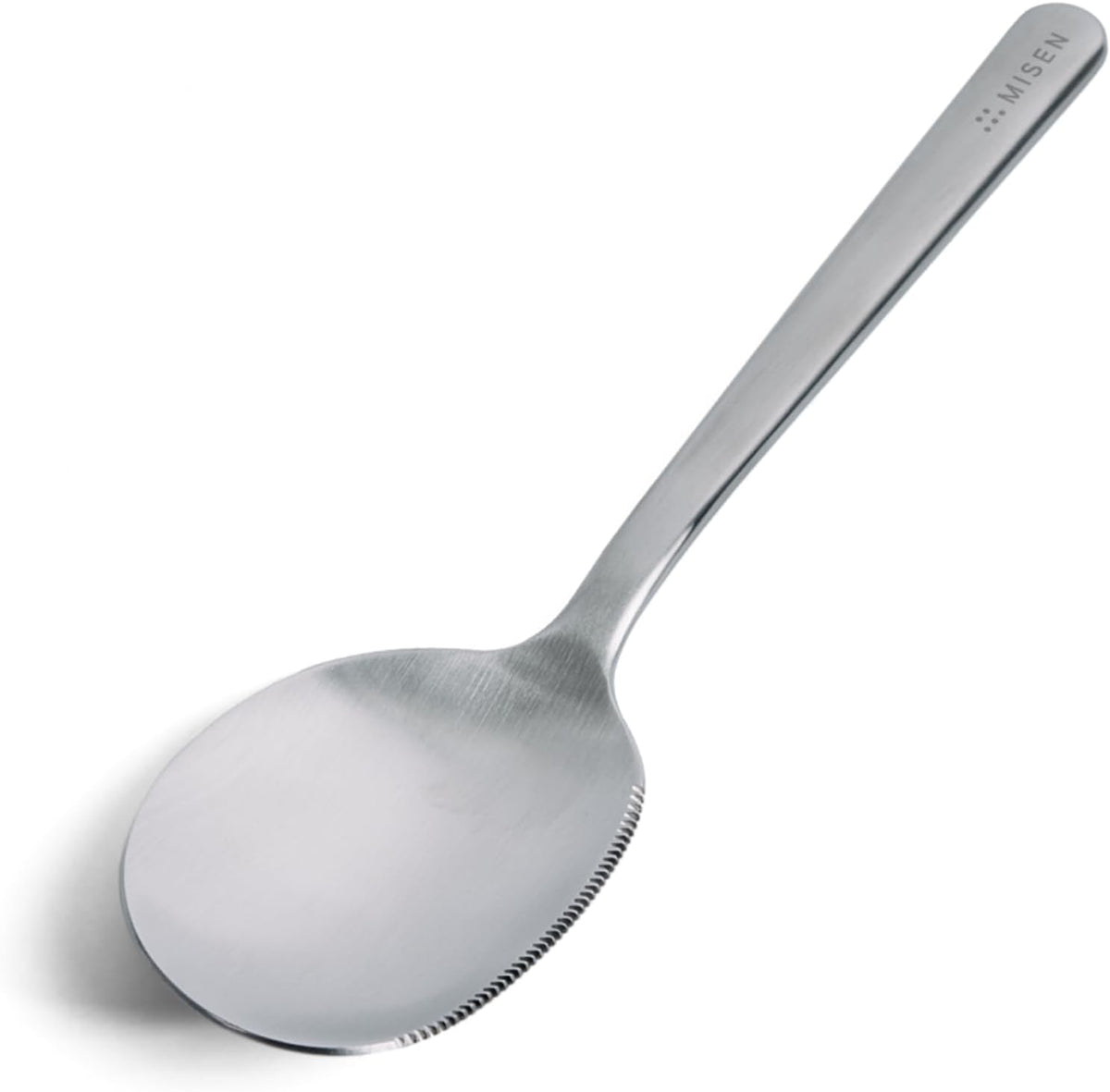 Measuring Chef Spoon – Stainless Steel Cooking Spoon with Engraved Tablespoon Teaspoon and Milliliter Markings for Precise Measuring Mixing Sauces Dressings Marinades and Cooking Prep