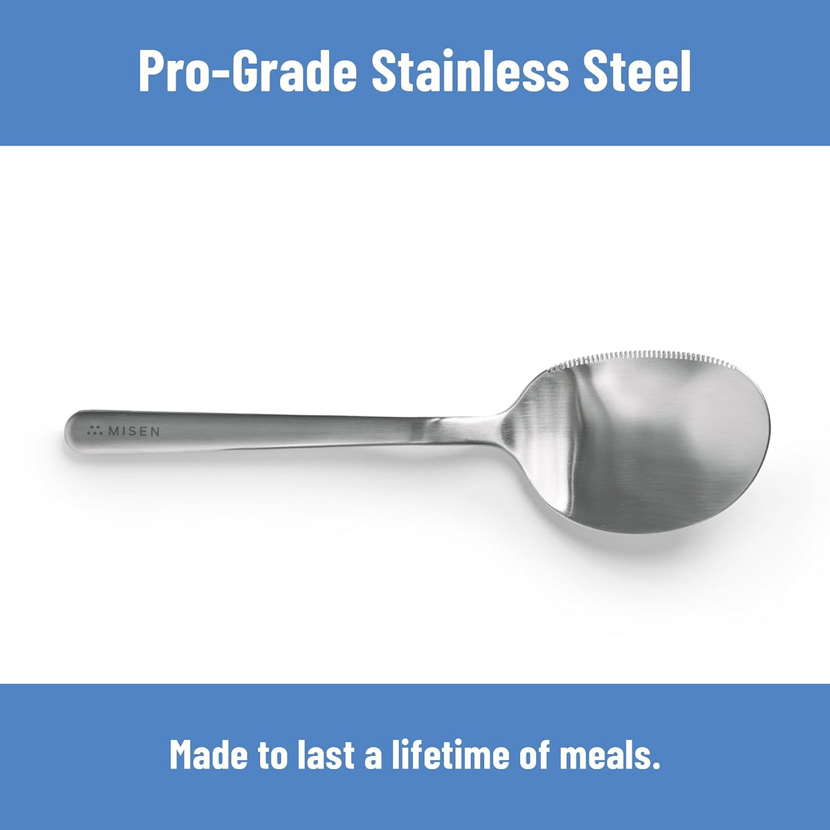 Measuring Chef Spoon – Stainless Steel Cooking Spoon with Engraved Tablespoon Teaspoon and Milliliter Markings for Precise Measuring Mixing Sauces Dressings Marinades and Cooking Prep