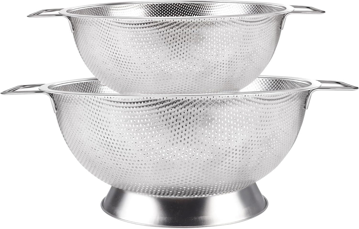 Colander Stainless Steel 3-Quart,Strainer for Kitchen Food