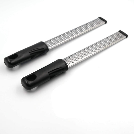 2set Stainless Steel Lemon Zester Fruit Peeler Citrus Cheese Grater — Cheese Lemon, Ginger, Garlic, Nutmeg, Chocolate, Vegetables, Fruits
