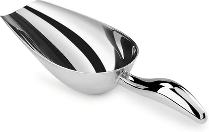 Restaurant Grade Stainless Steel Bar Ice Flour Utility Scoop, 6-Ounce