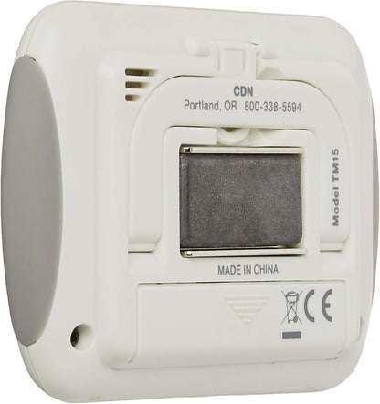 CDN Extra-Big Digit Timer | Counts Up & Down, 100 Minutes by Minutes & Seconds, Extra-Large Digits, Loud Alarm, Stand, Hang, Magnet Mounting, Perfect for Batch Baking - TM15