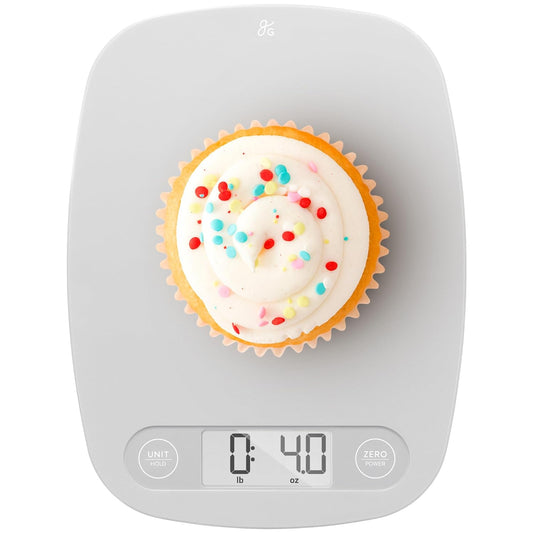 Food Scale, Slim & Compact Build, 1g Precision (Ash Gray) | Digital Kitchen Scale for Cooking, Meal Prep & Portion Control, Tare, Auto Shut-Off, g/oz/lb/ml Conversion & Calorie Tracking