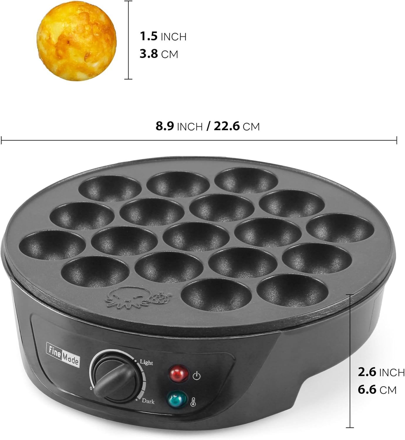 Electric Empanada Maker Machine with Press Mold, Large Dumpling Maker, Pierogi Maker Press Machine, Make 4 Psc of 6 Inches Large Empanadas, Jamaican Beef Patties,Calzones, Pocket Pies