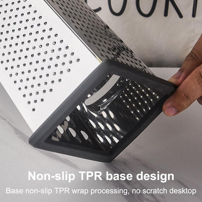 Cheese Grater, 4-Sided Box Grater with Handle, Stainless Steel Graters, Vegetable Slicer, Kitchen Food Shredder for Grate Cheeses, Shred Veggies Kitchen Gadgets Tools(9.25inch)